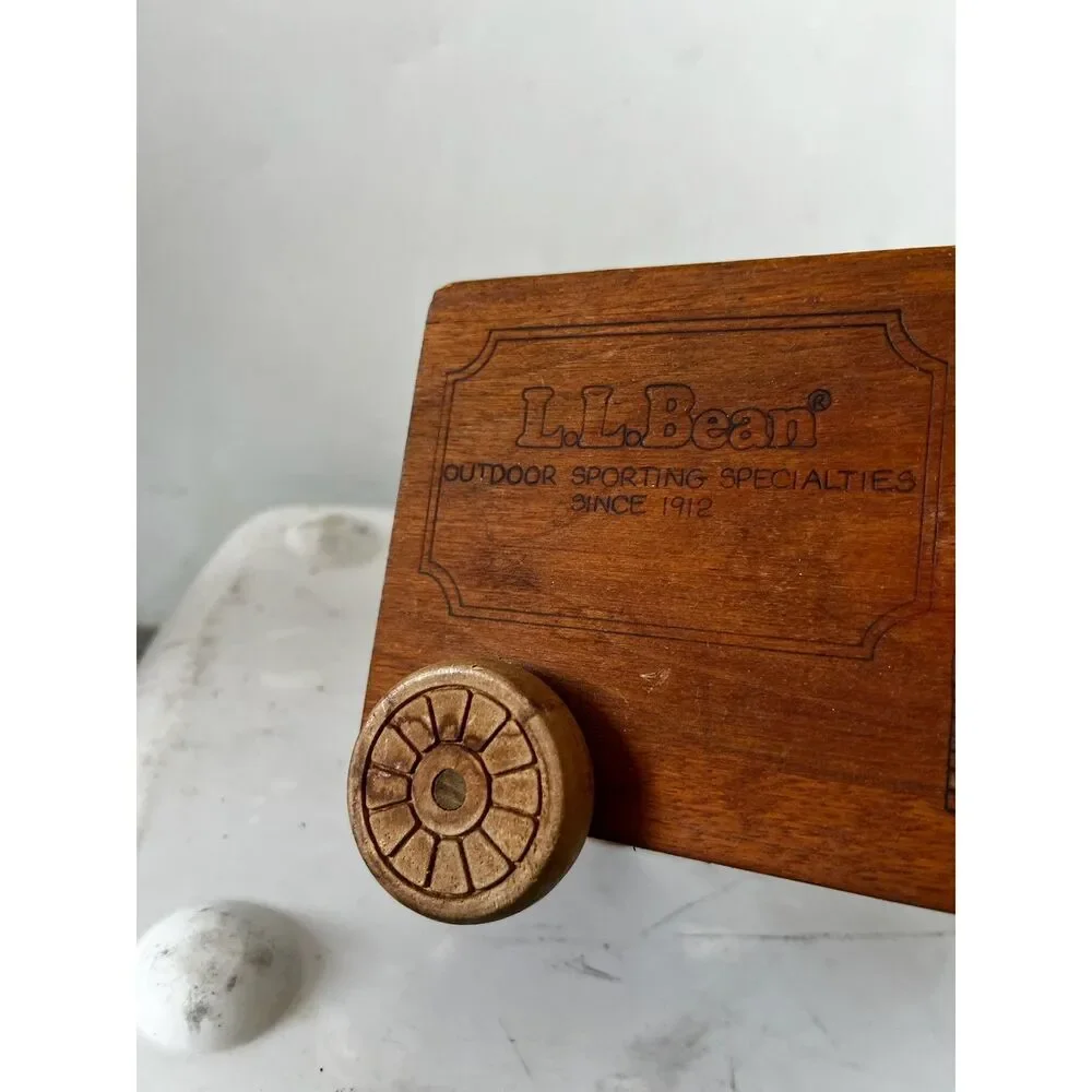 preppy old money Vintage wooden truck car LL Bean Toystalgia 1980s collectible